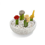 White Terrazzo Bowl 19