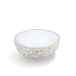 White Terrazzo Bowl 11